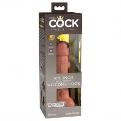 Pipedream Products Dildos King Cock Elite 6 Inch Dual Density Silicone Dildo