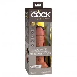 Pipedream Products King Cock Elite 6 Inch Dual Density Vibrating Silicone Dildo