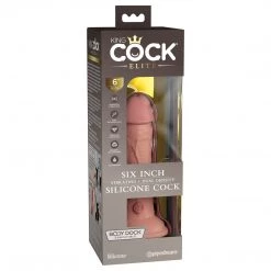 Pipedream Products King Cock Elite 6 Inch Dual Density Vibrating Silicone Dildo