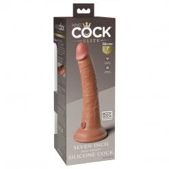 Pipedream Products King Cock Elite 7 Inch Dual Density Silicone Dildo
