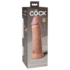 Pipedream King Cock Elite 8 Inch Dual Density Silicone Dildo