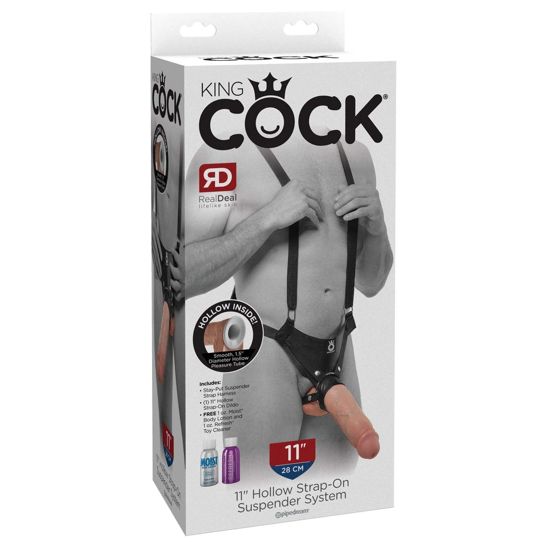 Pipedream Products Dildos King Cock Hollow Dildo Strap On 10 Pipedream Products Dildos King Cock Hollow Dildo Strap On
