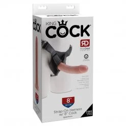 Pipedream Products King Cock Strap-On Harness With 8 Inch Dildo