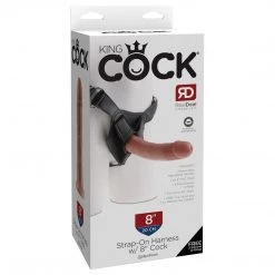 Pipedream Products King Cock Strap-On Harness With 8 Inch Dildo