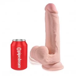 Pipedream Products Dildos King Cock Triple Density Dildo With Swinging Balls