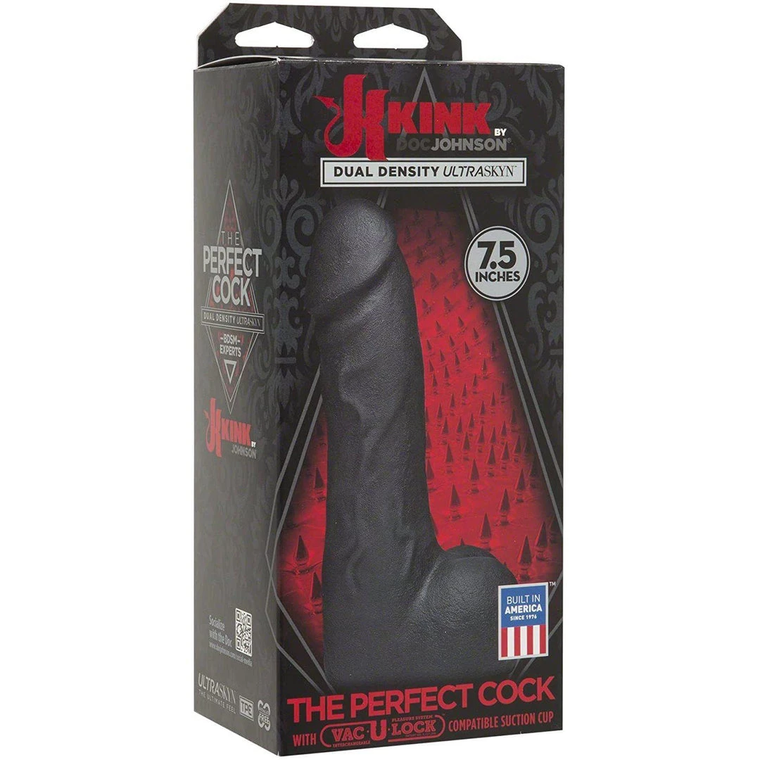 Doc Johnson Kink The Perfect Cock 7.5 Inch Vac-u-lock Compatible Dildo Dildos 9 Doc Johnson Kink The Perfect Cock 7.5 Inch Vac-u-lock Compatible Dildo Dildos