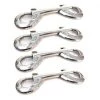 Bondage Kinklab Nickel Plated Snap Hooks Pack Of 4
