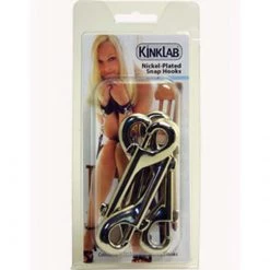Bondage Kinklab Nickel Plated Snap Hooks Pack Of 4