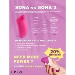 Lelo INC Vibrators LELO SONA 2 SenSonic Clitoral Stimulator