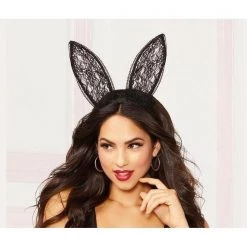 Seven 'til Midnight Costume Lingerie Lace Bunny Ears