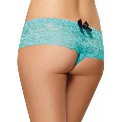 Dreamgirl International Lace Crotchless Boyshort Lingerie