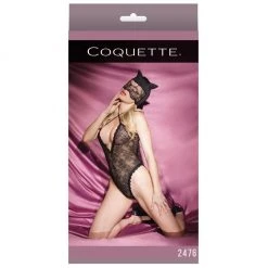 Coquette International Lace Kitty Teddy & Mask