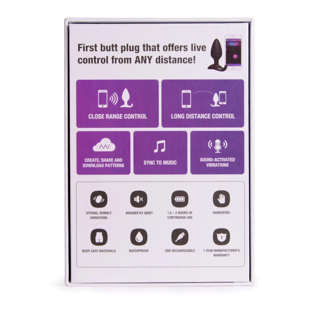 Lovense Hush Butt Plug - 1.5" Anal Sex Toys 12 Lovense Hush Butt Plug - 1.5" Anal Sex Toys
