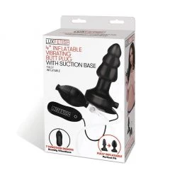 Electric Eel INC Lux Fetish 4" Inflatable Vibrating Butt Plug W-Suction Base 13 Electric Eel INC Lux Fetish 4