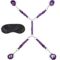 Electric Eel INC Bondage Lux Fetish 7 Piece Bed Spreader Restraint Set
