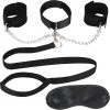 Electric Eel INC Lux Fetish Collar Cuffs & Leash Set 2 Electric Eel INC Lux Fetish Collar Cuffs & Leash Set