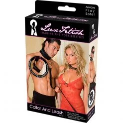 Electric Eel INC Lux Fetish Collar & Leash Set