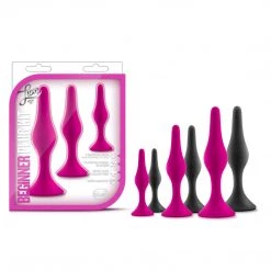 Blush Novelties Luxe Beginner Silicone Butt Plug Kit