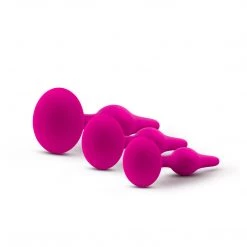 Blush Novelties Luxe Beginner Silicone Butt Plug Kit