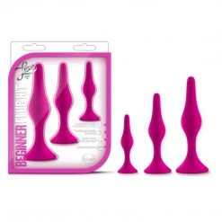 Blush Novelties Luxe Beginner Silicone Butt Plug Kit