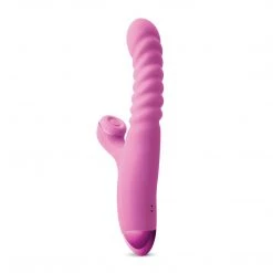 Ns Novelties INC Rabbit Vibrators Luxe Nova Thrusting & Throbbing Stimulator