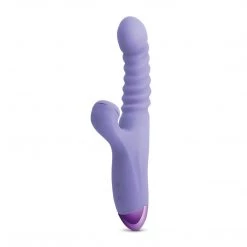 Ns Novelties INC Rabbit Vibrators Luxe Nova Thrusting & Throbbing Stimulator