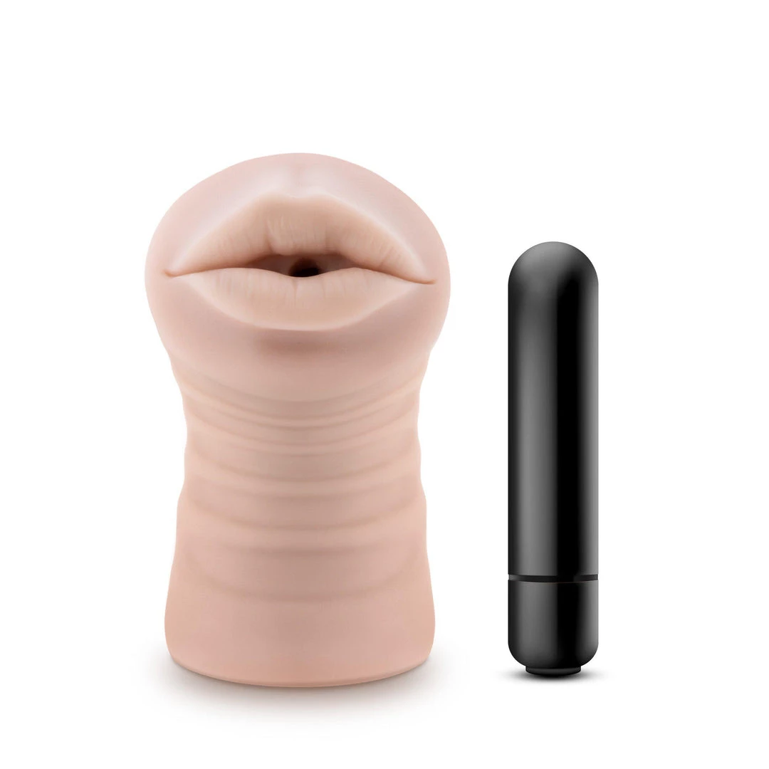 Blush Novelties M For Men Skye Vibrating Mouth Stroker Masturbator Male Masturbators 4 Blush Novelties M For Men Skye Vibrating Mouth Stroker Masturbator Male Masturbators