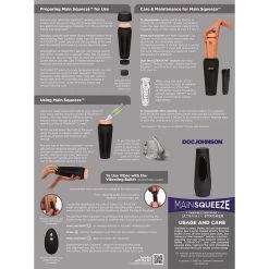 Doc Johnson Male Masturbators Main Squeeze Mia Malkova ULTRASKYN Stroker 25 Doc Johnson Male Masturbators Main Squeeze Mia Malkova ULTRASKYN Stroker