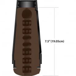 Doc Johnson Main Squeeze Ultraskyn Stroker - Chocolate Male Masturbators