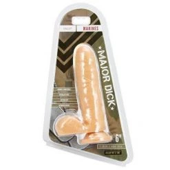 Si Novelties Major Dick Marines 6 Inch Uncut Suction Cup Dildo