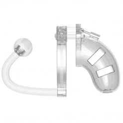 Shots America LLC ManCage 10 3.5" Chastity Device With Plug