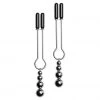 Xr LLC Master Series Adorn Triple Bead Nipple Clamp Set Bondage 1 Xr LLC Master Series Adorn Triple Bead Nipple Clamp Set Bondage