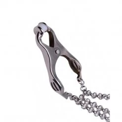 Xr LLC Master Series Affix Triple Chain Metal Nipple Clamps Bondage