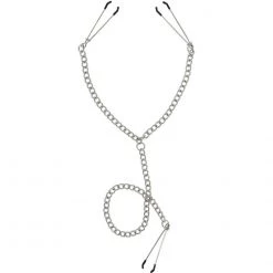 Xr LLC Master Series Anais Y Style Adjustable Nipple To Clit Vice Bondage