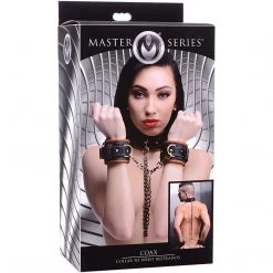 Xr LLC Master Series Coax Collar To Wrist Restraints Bondage