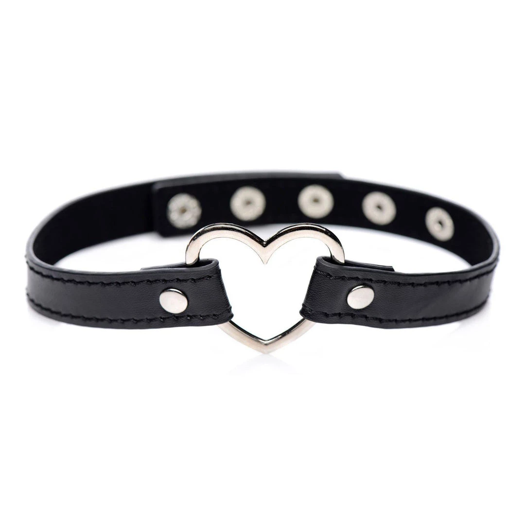Xr LLC Master Series Dark Heart Chrome Heart Choker Bondage 4 Xr LLC Master Series Dark Heart Chrome Heart Choker Bondage
