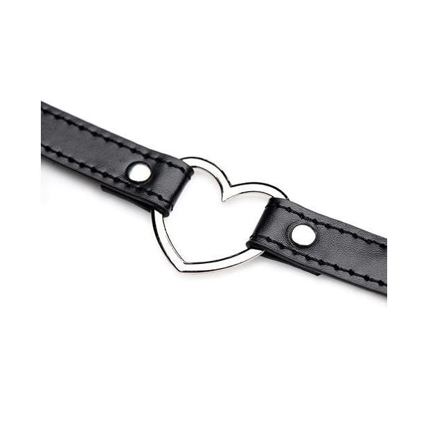 Xr LLC Master Series Dark Heart Chrome Heart Choker Bondage 5 Xr LLC Master Series Dark Heart Chrome Heart Choker Bondage