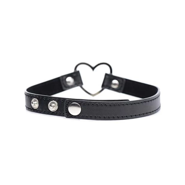 Xr LLC Master Series Dark Heart Chrome Heart Choker Bondage 6 Xr LLC Master Series Dark Heart Chrome Heart Choker Bondage