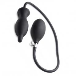 Xr LLC Anal Sex Toys Master Series Dark Inflator Inflatable Silicone Anal Plug