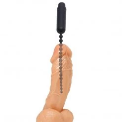 Xr LLC Bondage Master Series Dark Rod Vibrating Beaded Silicone Sound