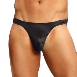 Comme Ci Comme Ca Men's Lingerie Mens Satin Bong Thong