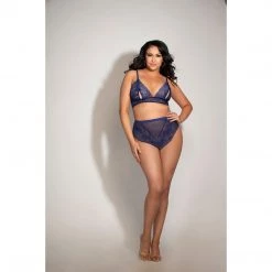 Seven 'til Midnight Midnight Kiss 2pc Bralette Set Lingerie