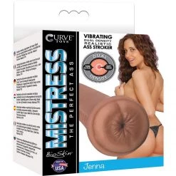 Curve Novelties Male Masturbators Mistress Vibrating Dual Density Ass Stroker Jenna