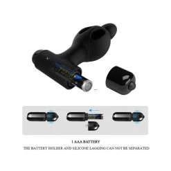 Liaoyang Baile Health Care Produ Mr. Play Silicone Vibrating Collapsible Anal Plug