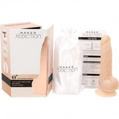 B.M.S. Enterprises Naked Addiction 8 Inch Dual Density Silicone Dildo Dildos
