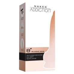 B.M.S. Enterprises Naked Addiction 8 Inch Dual Density Silicone Dildo Dildos