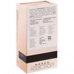 B.M.S. Enterprises Naked Addiction 8 Inch Dual Density Silicone Dildo Dildos