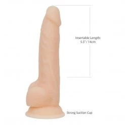 B.M.S. Enterprises Naked Addiction 8 Inch Dual Density Silicone Dildo Dildos