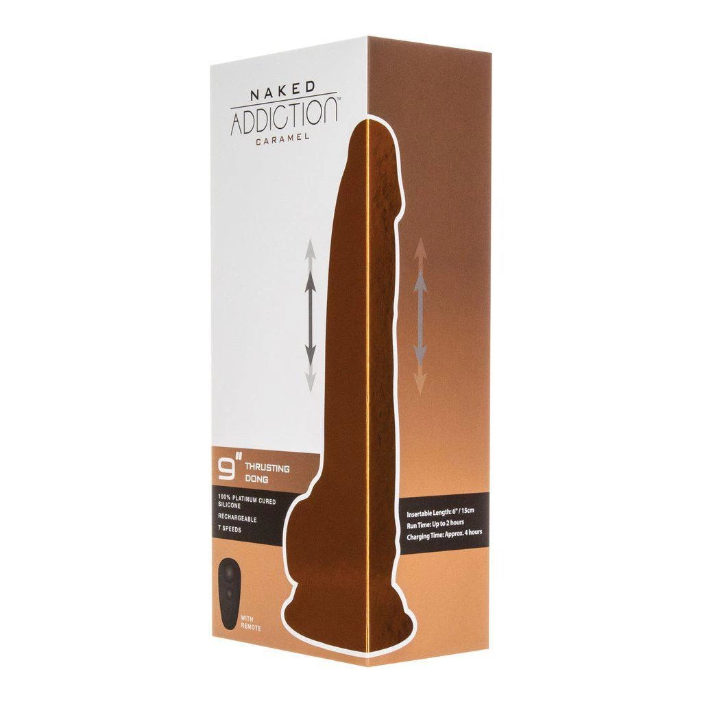 B.M.S. Enterprises Naked Addiction 9 Inch Thrusting Dildo - Carakep 17 B.M.S. Enterprises Naked Addiction 9 Inch Thrusting Dildo - Carakep