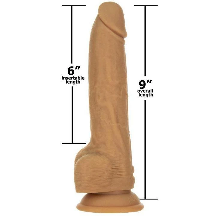 B.M.S. Enterprises Naked Addiction 9 Inch Thrusting Dildo - Carakep 9 B.M.S. Enterprises Naked Addiction 9 Inch Thrusting Dildo - Carakep